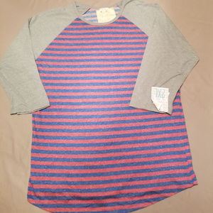 Lularoe Randy Baseball Tee - Size 2XL